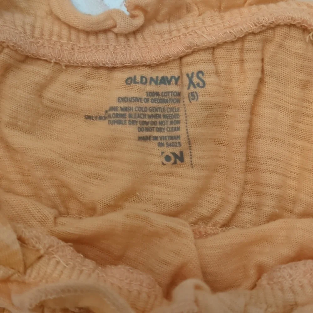 Old Navy | Peach Orange Camisole Tank Top 100% Cotton Tropical | XS